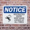 Signmission Restricted Entry Keep Door Locked OSHA Notice Sign, Plastic, 14in W x 10in L, 2PK OS-2PACK-NS-P-1014-L-18090 - alternate 2